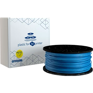 Пластик для 3D принтера, PETG, 1,75 мм, 1 кг, синий