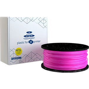 Пластик для 3D принтера, PETG, 1,75 мм, 1 кг, розовый