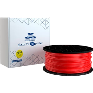 Пластик для 3D принтера, PETG, 1,75 мм, 1 кг, красный